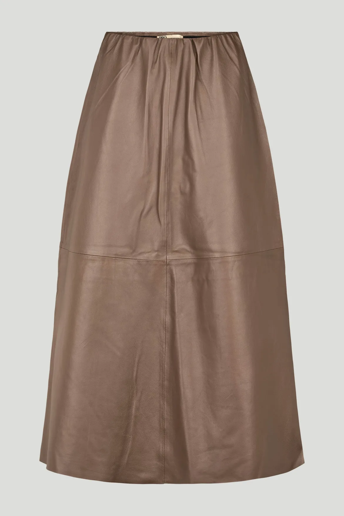 Philosophy Blues Original naisten hame, LAPA LEATHER SKIRT Keskiruskea