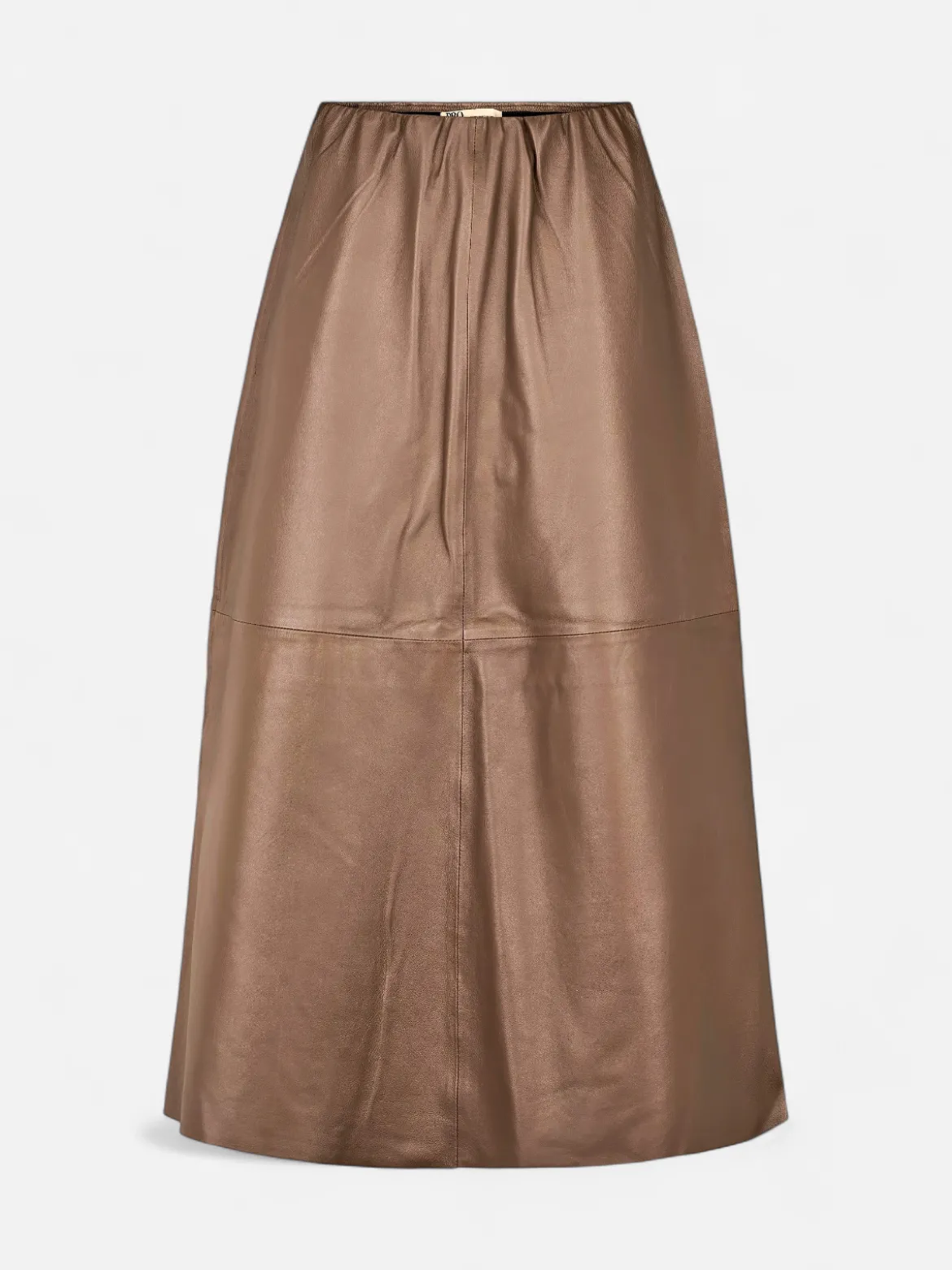 Philosophy Blues Original naisten hame, LAPA LEATHER SKIRT Keskiruskea