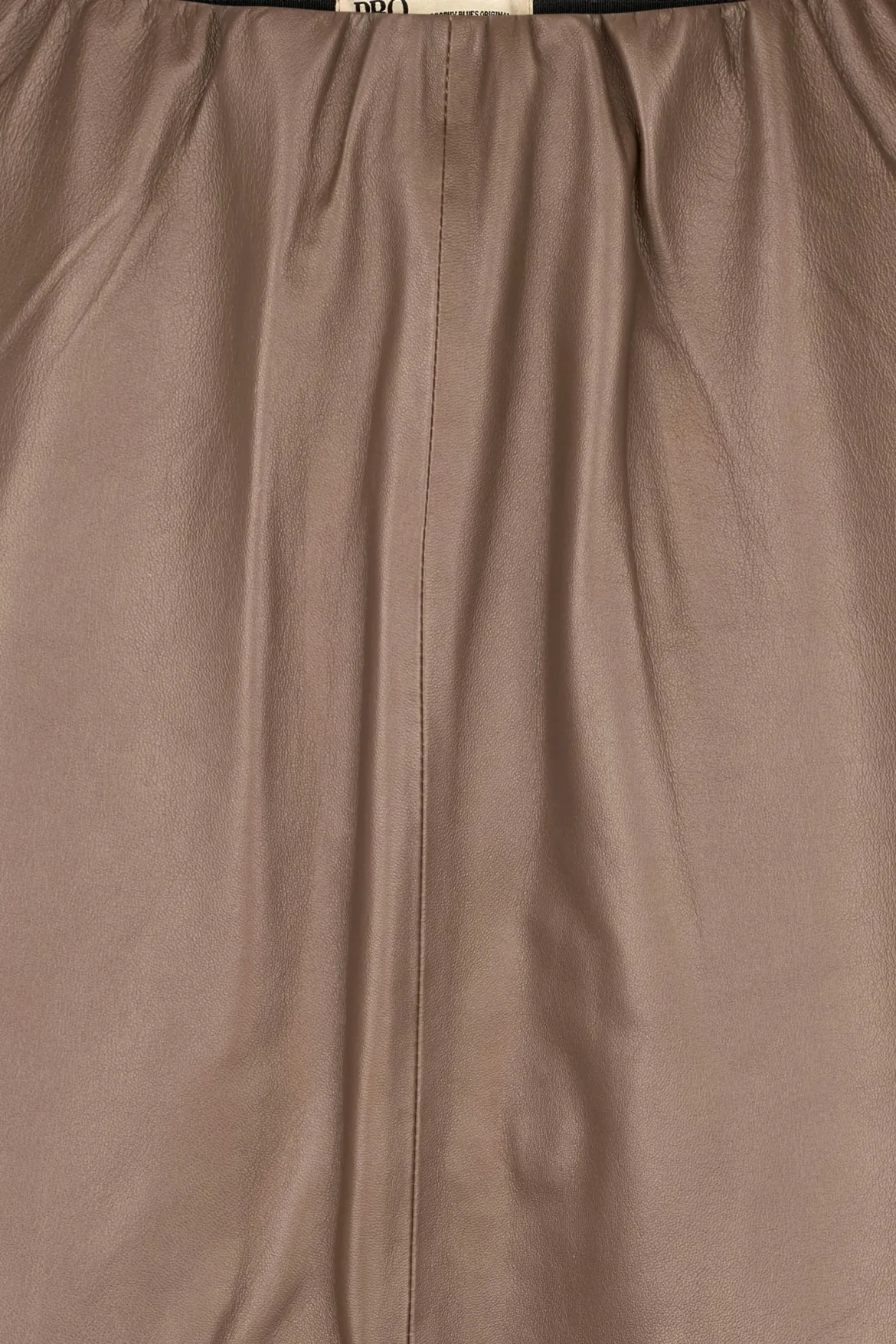 Philosophy Blues Original naisten hame, LAPA LEATHER SKIRT Keskiruskea
