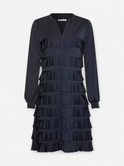 Philosophy Blues Original Naisten Mekko Kalaf Dress LS Musta