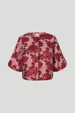 Philosophy Blues Original naisten bleiseri Maison Jacket, punainen kuosi