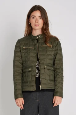 Philosophy Blues Original naisten takki, PUFFY LUCY DOWN JACKET Armeijanvihreä