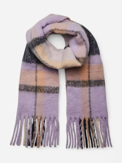 Pieces Kaulaliina Bea Long Scarf Noos Kuosi Lila