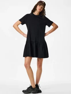 Pieces mekko PCDISSO SS O-Neck Dress, musta