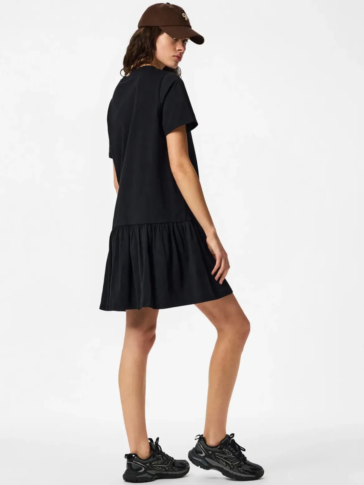 Pieces mekko PCDISSO SS O-Neck Dress, musta