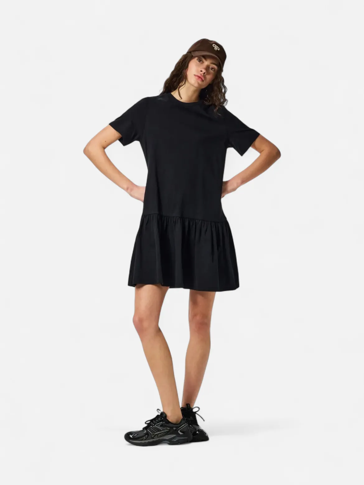 Pieces mekko PCDISSO SS O-Neck Dress, musta