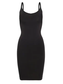 Pieces Naisten Alusmekko, Ballroom Long Singlet Musta