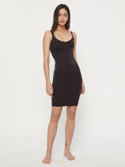 Pieces Naisten Alusmekko, Ballroom Long Singlet Black