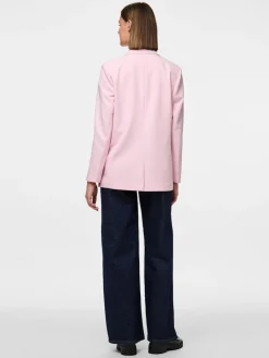 Pieces naisten bleiseri, PCBOZZY LS LOOSE BLAZER Roseate Spoonbill