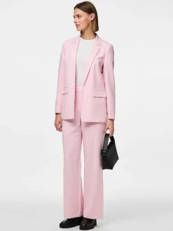 Pieces naisten bleiseri, PCBOZZY LS LOOSE BLAZER Roseate Spoonbill