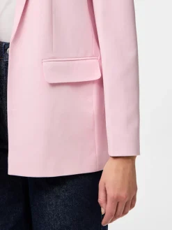 Pieces naisten bleiseri, PCBOZZY LS LOOSE BLAZER Roseate Spoonbill