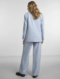 Pieces naisten bleiseri PCBOZZY LS Loose Blazer, vaaleansininen