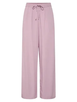 Pieces naisten housut, PCPIA HW WIDE PANTS Dawn Pink