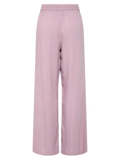 Pieces naisten housut, PCPIA HW WIDE PANTS Dawn Pink