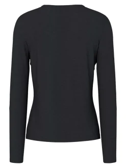 Pieces, Naisten Paita, Sirene LS Tee Black