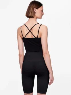 Pieces Naisten Shortsit PCIMAGINE SHAPEWEAR SHORTS Black