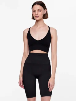 Pieces Naisten Shortsit PCIMAGINE SHAPEWEAR SHORTS Black