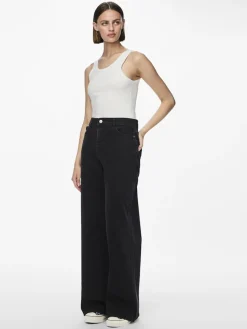 Pieces Naisten Toppi PCSIRENE TANK TOP Bright White