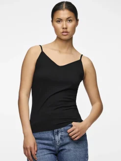Pieces toppi, PCSIRENE SINGLET Black