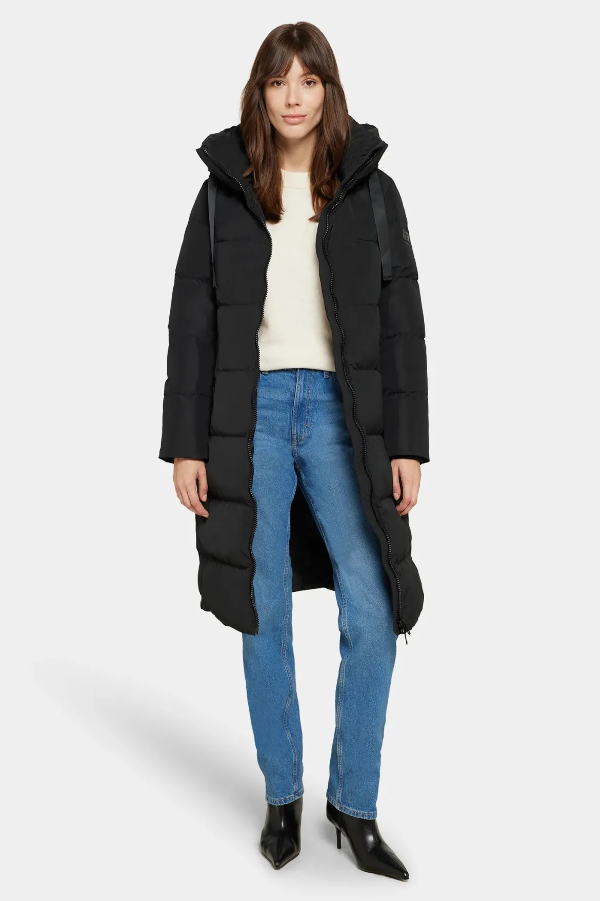 Rock and Blue naisten untuvatakki Camilla Coat, musta