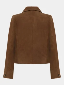 Saki naisten nahkatakki Thea Jacket, konjakinruskea