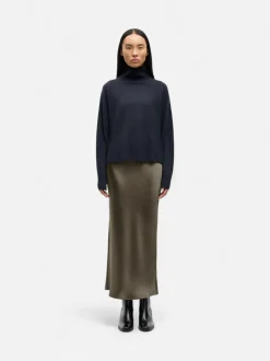 Samsoe and Samsoe Agneta long skirt 12956, ruskea
