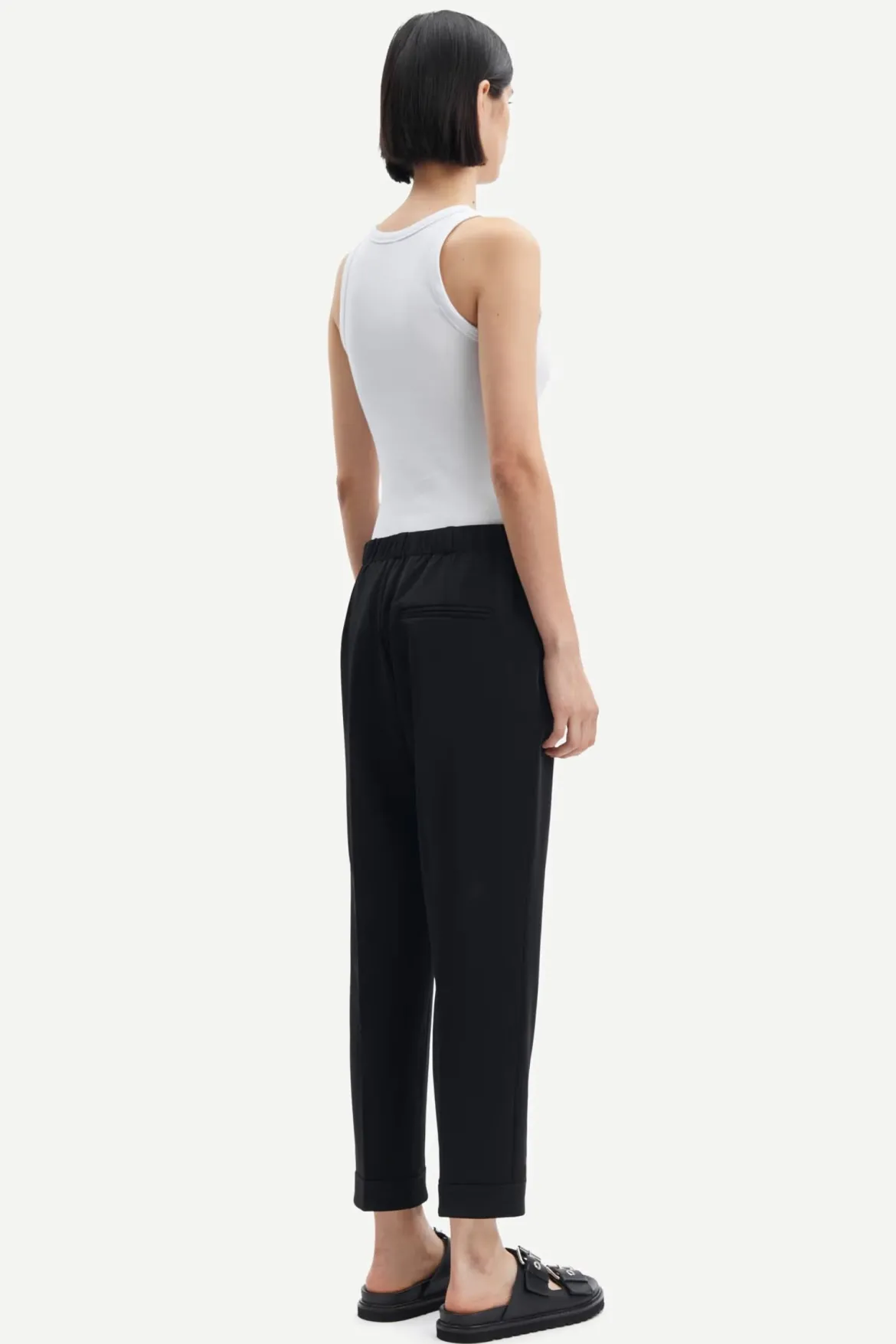 Samsoe and Samsoe naisten housut, HOYS PANTS 6528 Musta