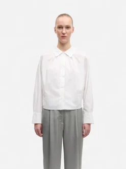 Samsoe and Samsoe naisten paitapusero, SAKYA SHIRT 15756 Valkoinen