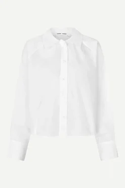 Samsoe and Samsoe naisten paitapusero, SAKYA SHIRT 15756 Valkoinen