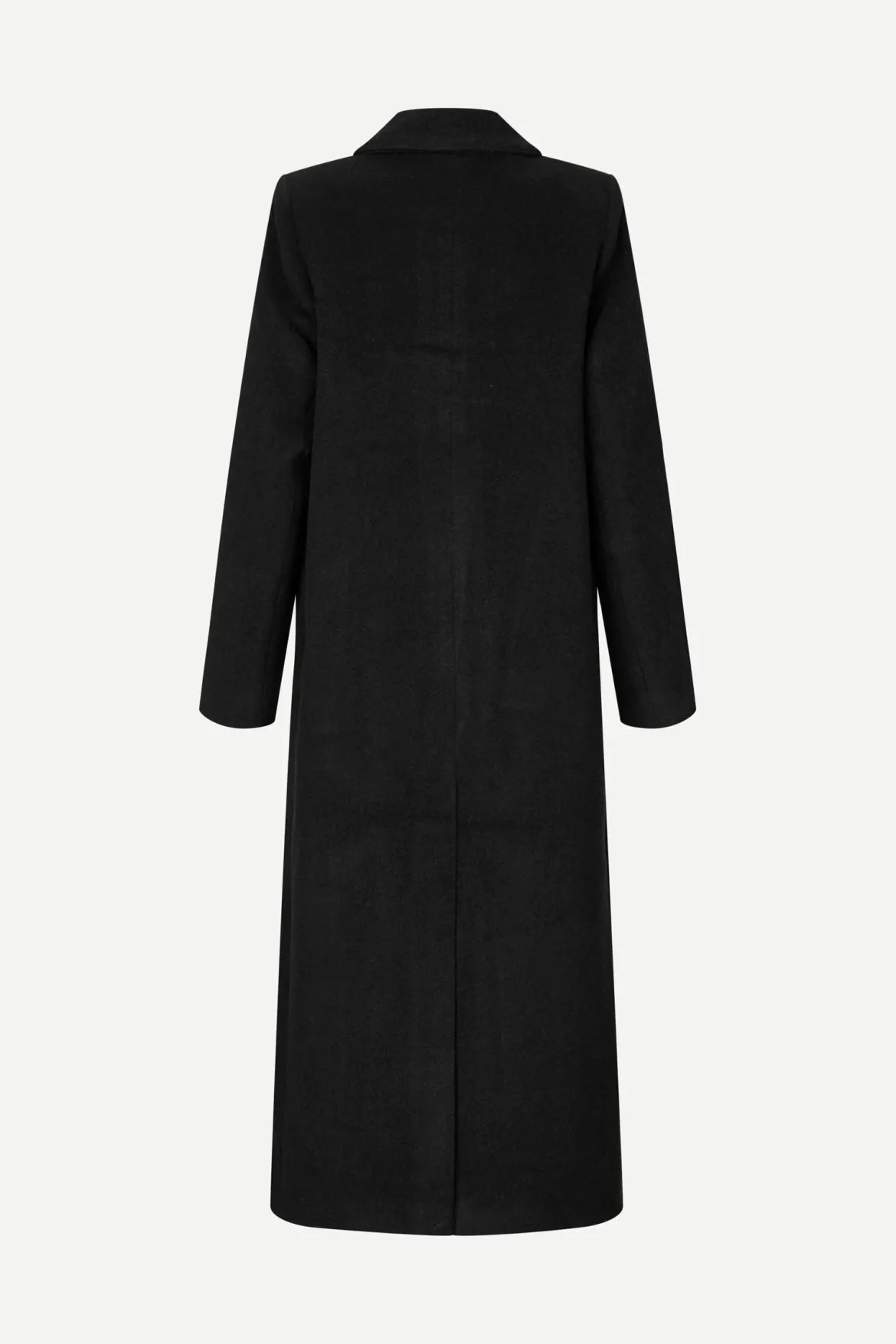 Samsoe Samsoe naisten villakangastakki Falcon Coat, musta