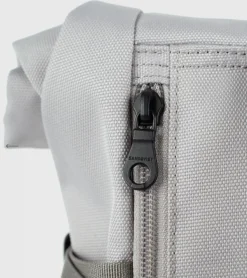 Sandqvist reppu Icon Rolltop Backpack 14'', vaaleanharmaa