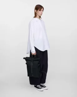Sandqvist reppu, ICON ROLLTOP BACKPACK M Musta