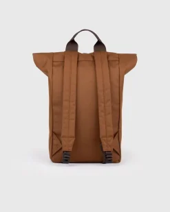 Sandqvist unisex reppu GROUND Rolltop Backpack L, konjakinruskea