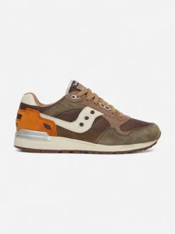 Saucony miesten lenkkarit Shadow 5000, ruskea kuosillinen