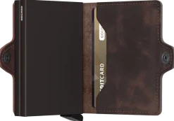Secrid korttikotelo Twinwallet, tummanruskea