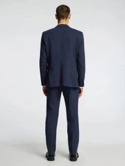Selected bleiseri, OASIS LINEN Dark Navy