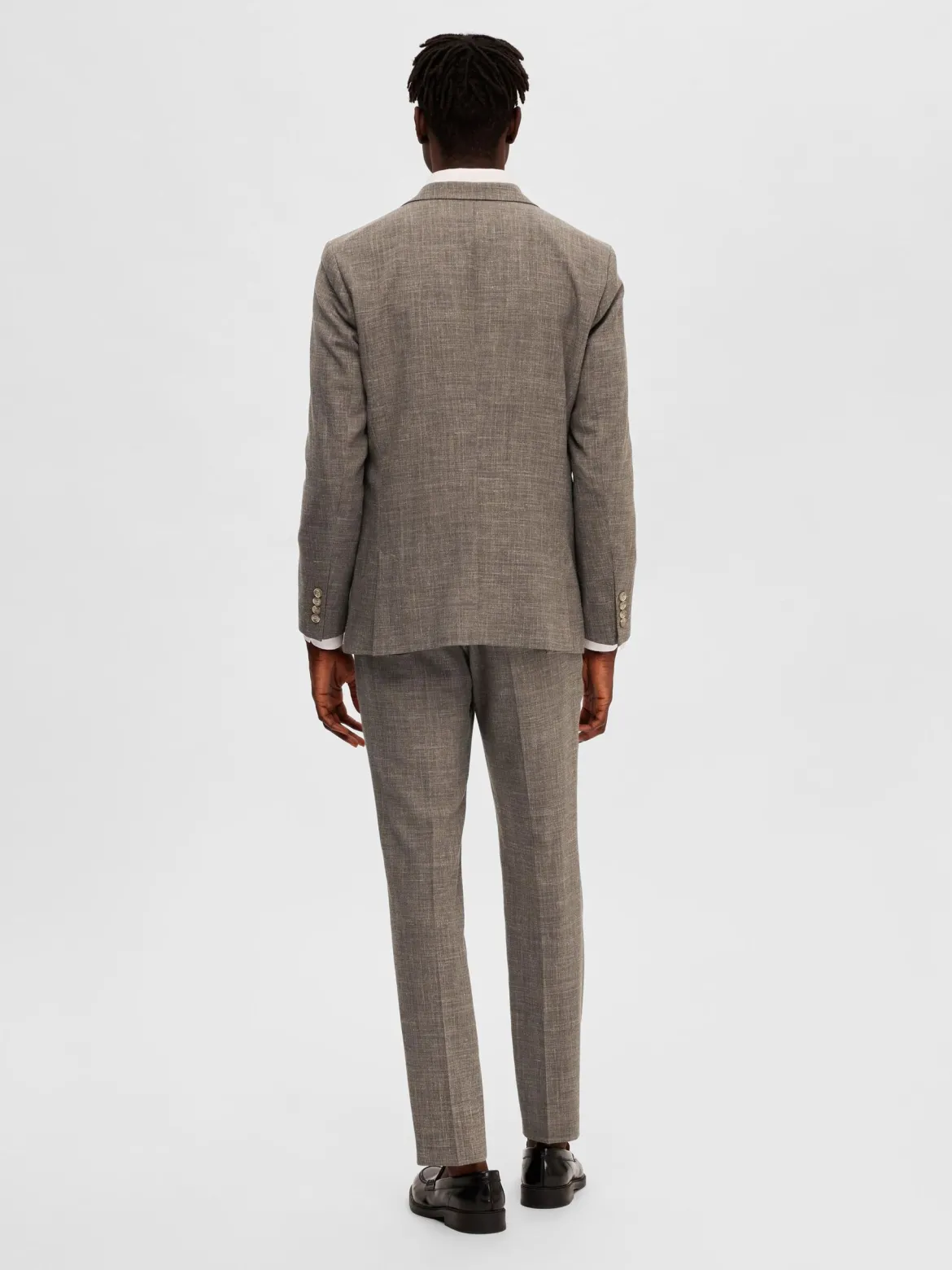 Selected bleiseri, OASIS LINEN Keskiruskea