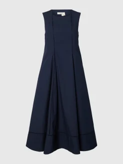 Selected Femme mekko Viscose Midi Dress, Dark Sapphire