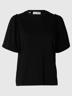 Selected Femme naiset T-paita Penelope, musta