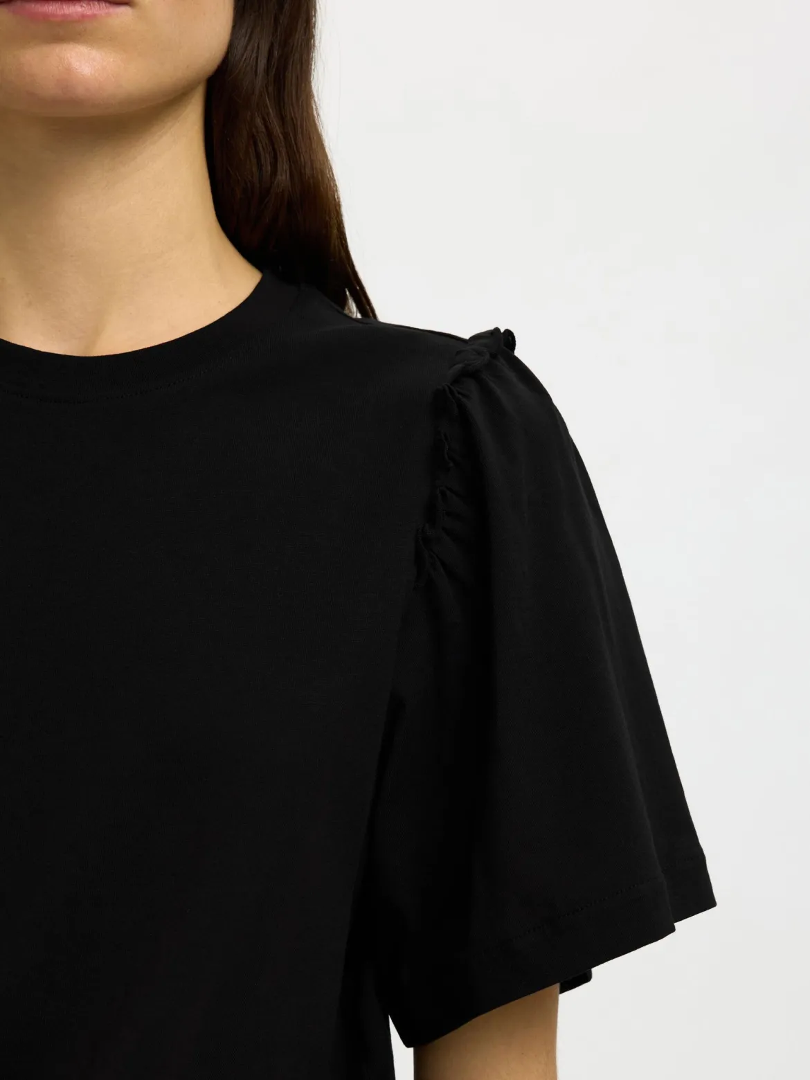Selected Femme naiset T-paita Penelope, musta