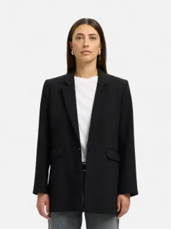 Selected Femme naisten bleiseri SLWRITA LS Relaxed Blazer, musta
