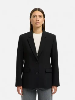 Selected Femme naisten bleiseri Classic Single-Breasted Blazer, musta
