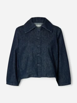Selected Femme naisten Farkkutakit Hanny, Dark Blue Denim