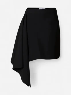 Selected Femme naisten hame SLFSYLVIE HW SHORT SKIRT B, musta