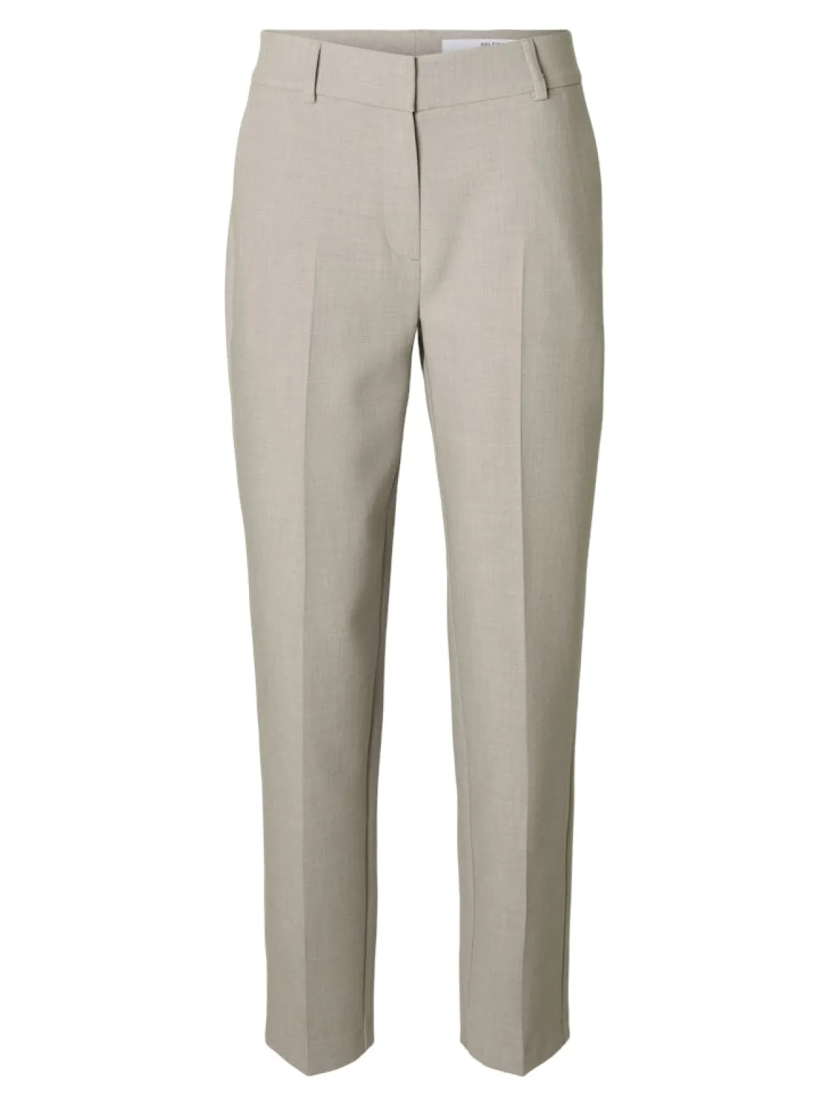 Selected Femme Naisten Housut, SLFRITA-RIA MW CROP PANT MEL NOOS Kitti