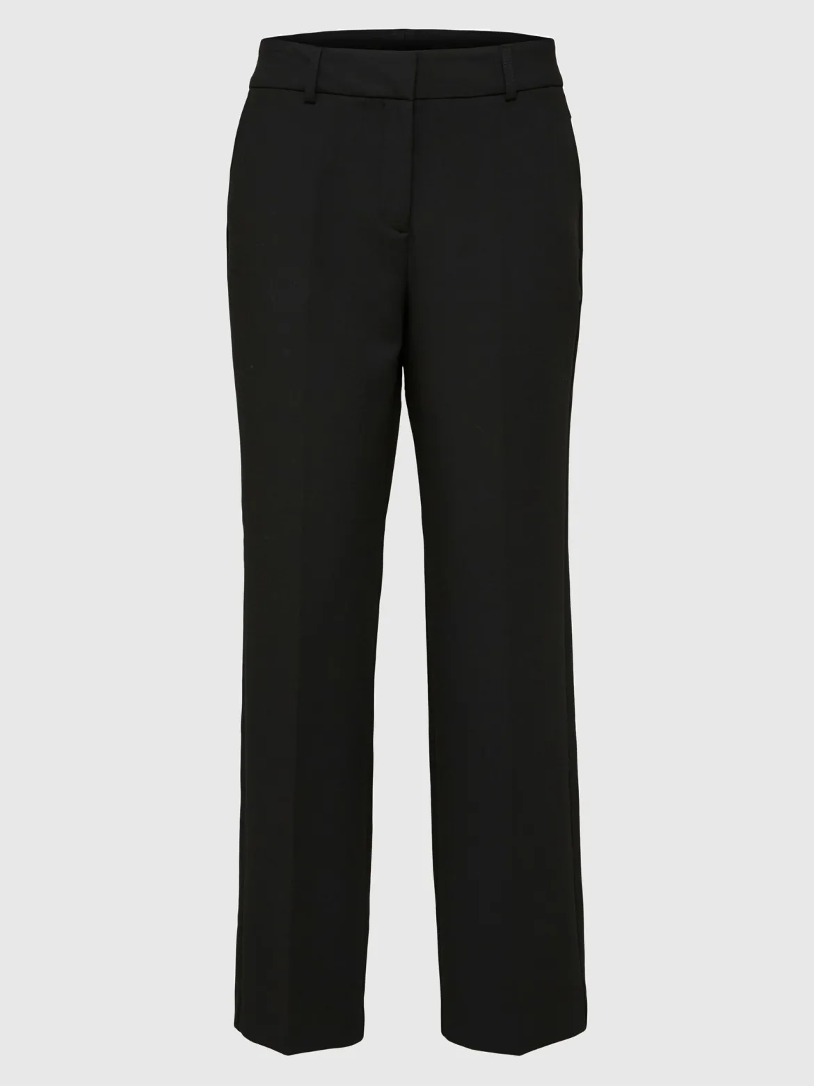 Selected Femme naisten housut SLWRITA MW Wide Pant, musta