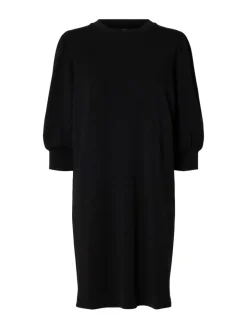 Selected Femme naisten mekko, SLFTenny Sweat Dress, Musta