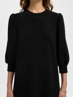Selected Femme naisten mekko, SLFTenny Sweat Dress, Musta