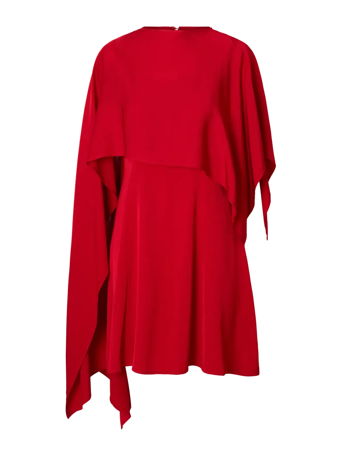 Selected Femme naisten mekko, SLFLEONORE REGULAR SL SHORT CAPE DRESS B Equestrian Red