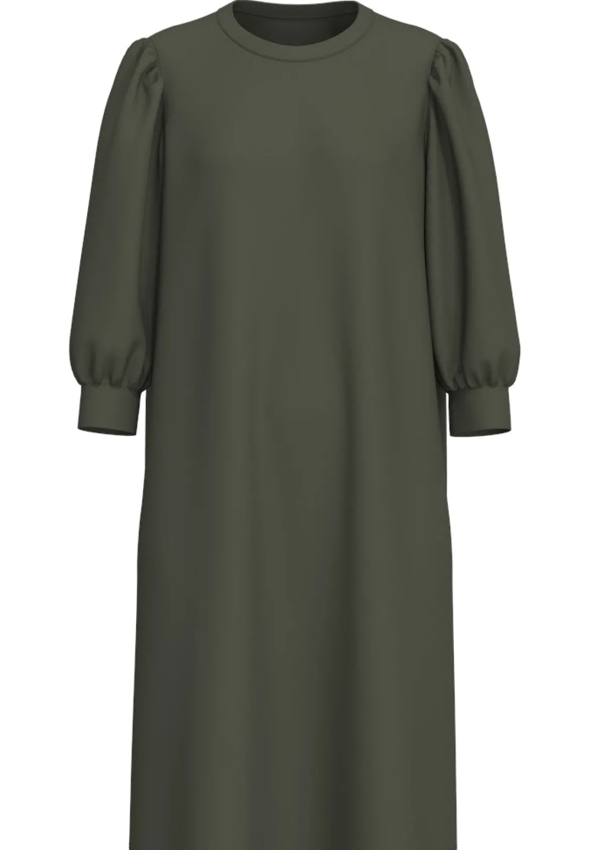 Selected Femme naisten mekko, SLFTENNY SWEAT DRESS Tummanvihreä